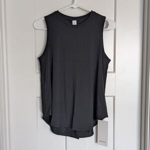 Lululemon NWT Lightweight Split Back Training Tank - Black sz XS